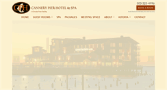 Desktop Screenshot of cannerypierhotel.com